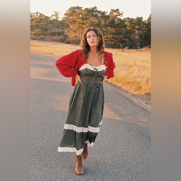 NWT Christy Dawn Emma Dress in Night Strawberry (M) - Picture 5 of 9